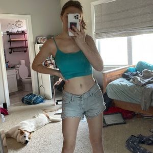 super cute grey free people shorts!!